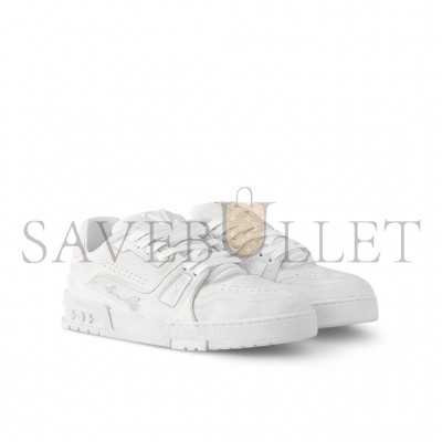 LOUIS VUITTON LV TRAINER DISTRESSED SNEAKER 1ADERB